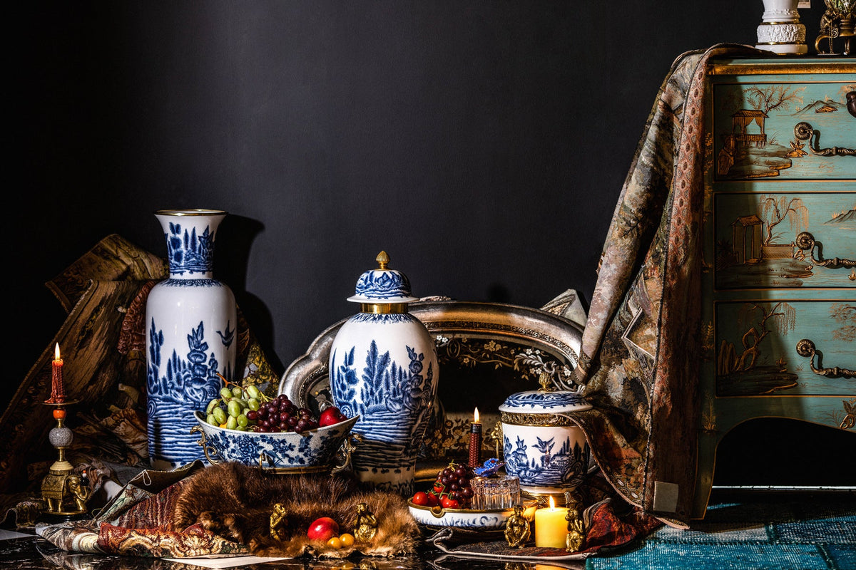 PORCELAIN WITH BRASS